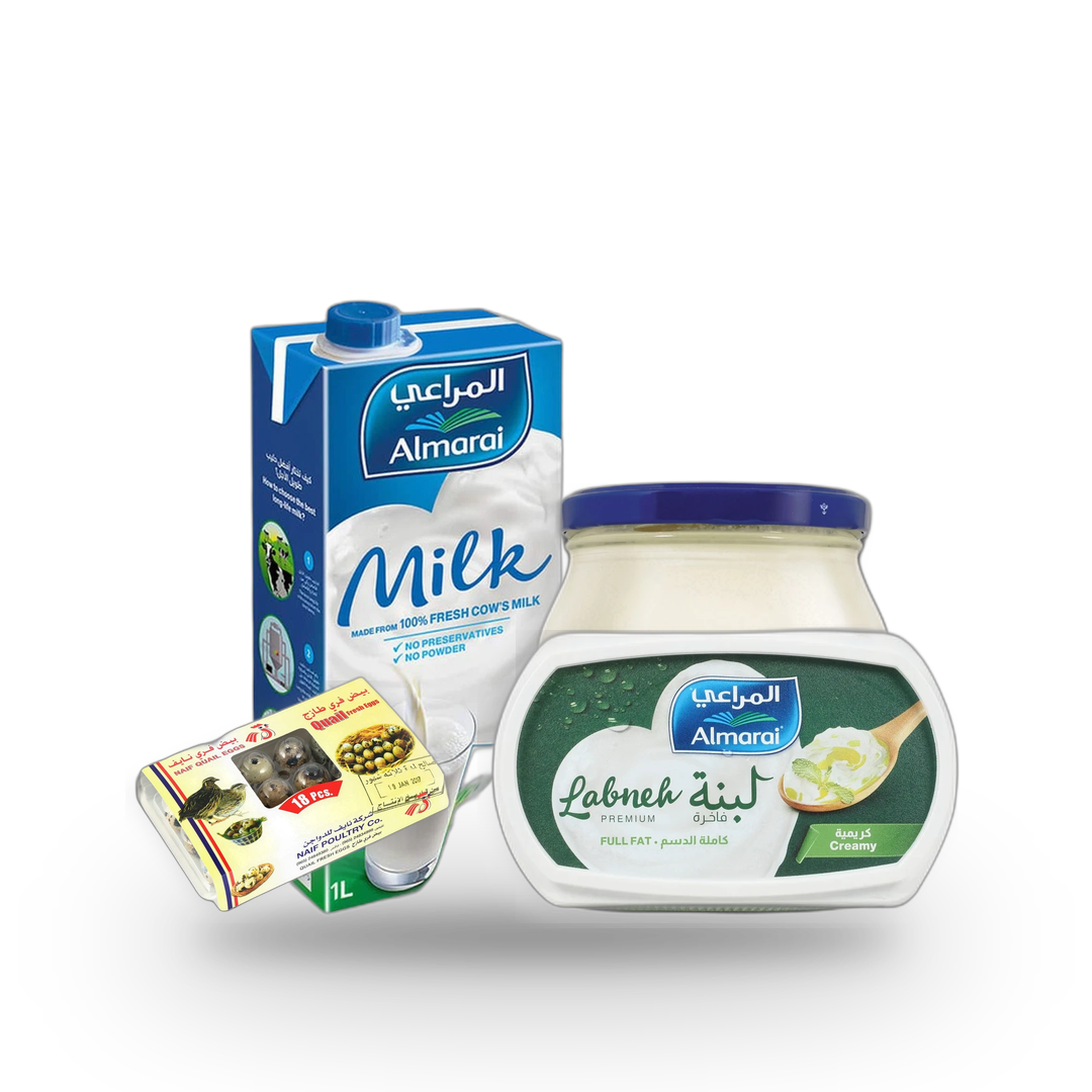 أجبان وبيض